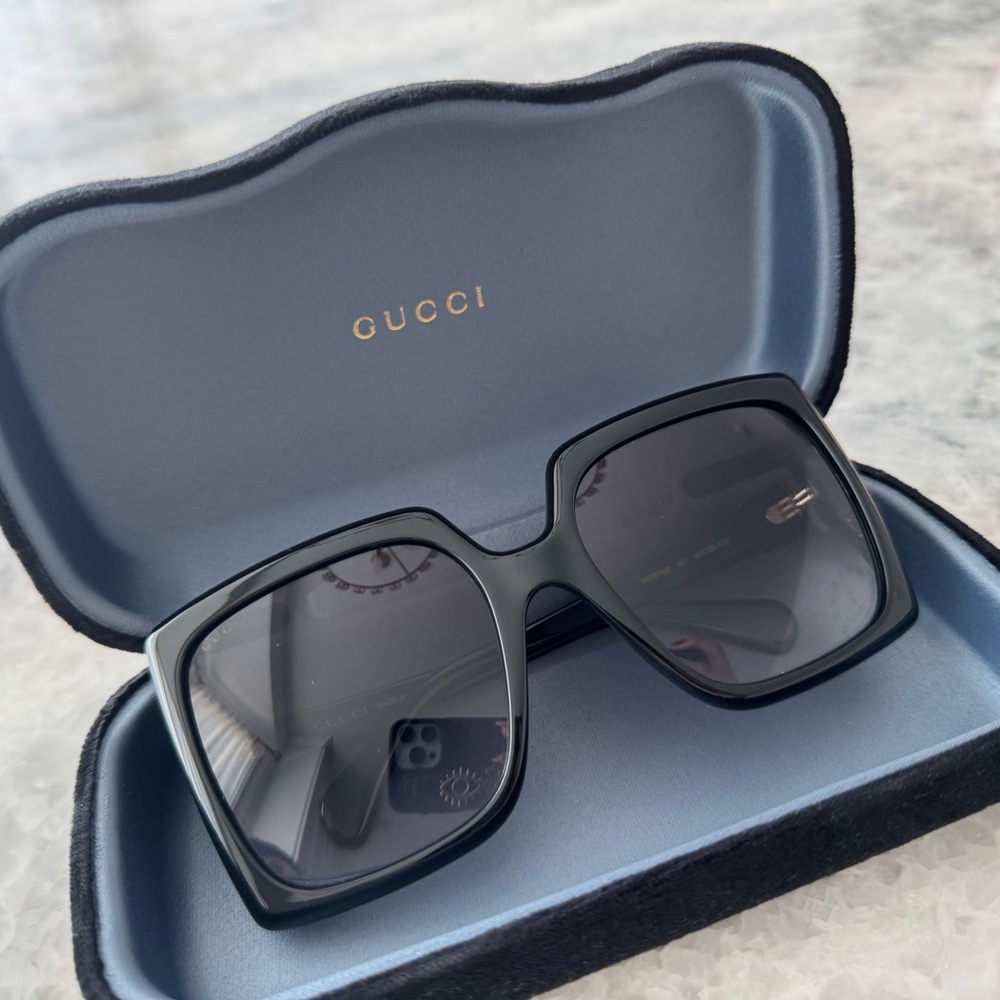 Gucci Square Black Sunglasses